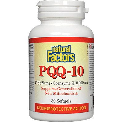 Natural Factors PQQ 20 mg Ã‚Â· Coenzyme Q10 200 mg Softgels