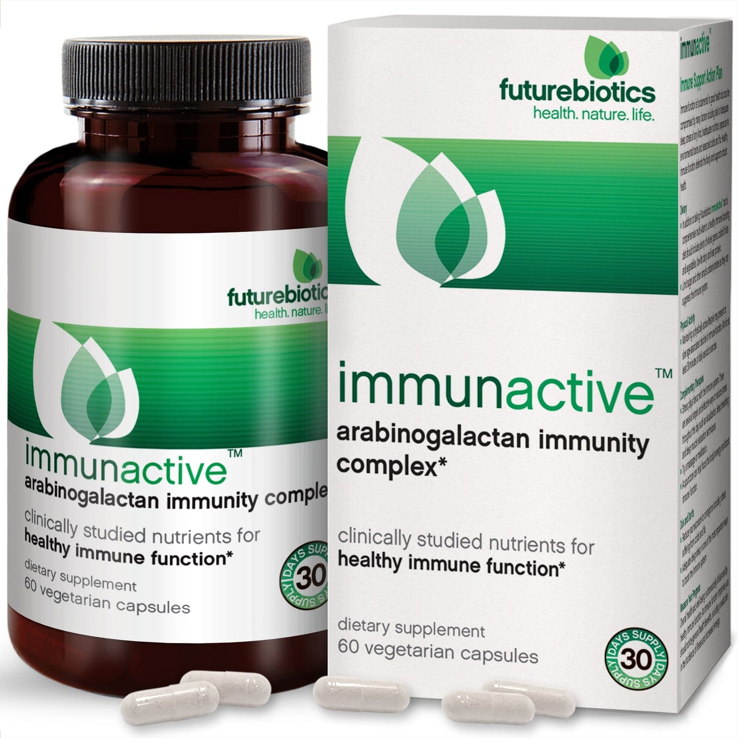 Futurebiotics ImmunActive Arabinogalactan Immunity Complex, 60 Capsules