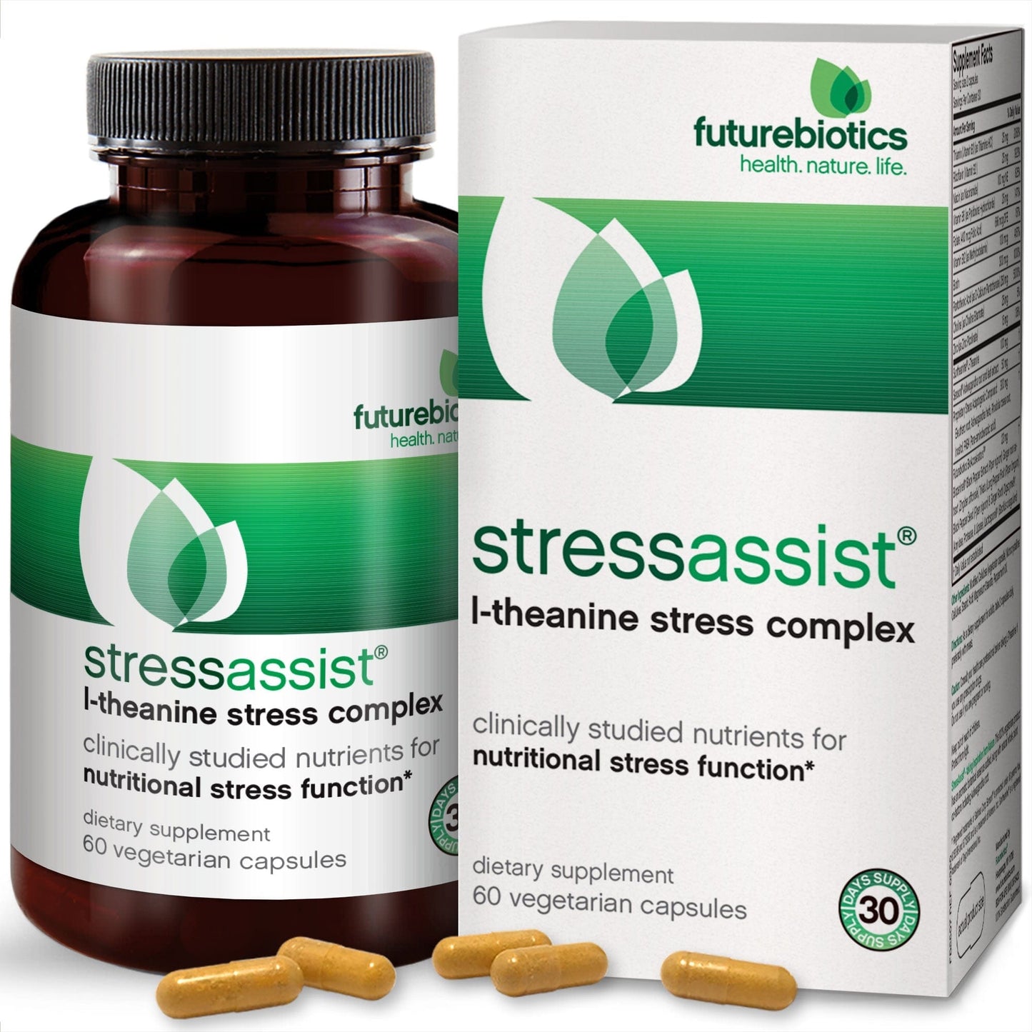 Futurebiotics StressAssist L-Theanine Stress Complex, 60 Capsules