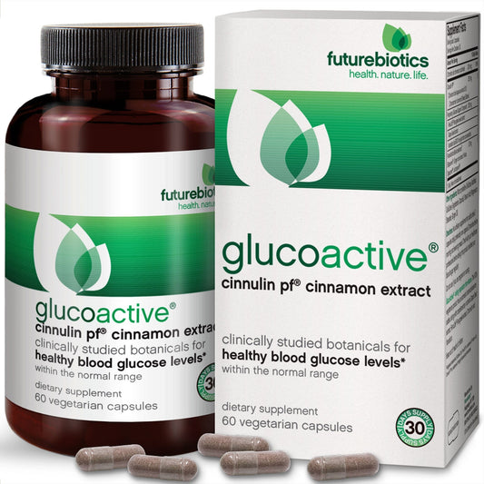 Futurebiotics GlucoActive Cinnamon Extract, 60 Capsules