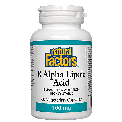 Natural Factors R-Lipoic Acid 100mg 60 Capsules