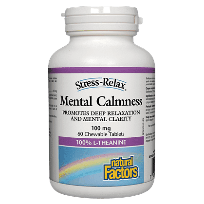 Natural Factors Mental Calmness 100mg 60 Tablets