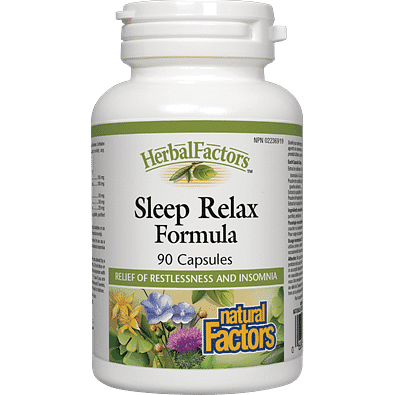 Natural Factors Sleep Relax Formula 90 Capsules