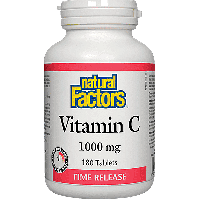 Natural Factors Vitamin C 1000 mg Time Release, 180 Tablets