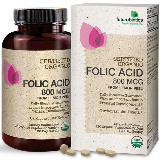 Futurebiotics Folic Acid 800mcg, 120 Tablets