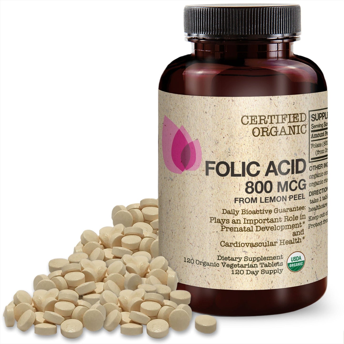 Futurebiotics Folic Acid 800mcg, 120 Tablets