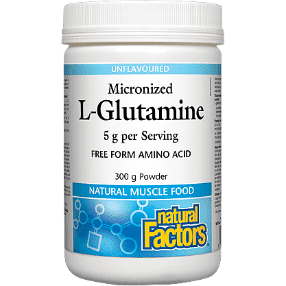 Natural Factors Micronized L-Glutamine Unflavoured 300g