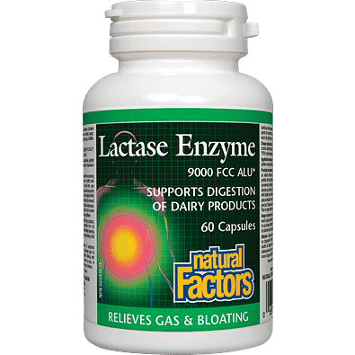 Natural Factors Lactase Enzyme 60 Capsules