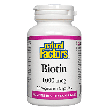 Natural Factors Biotin 1000 mcg 90 Capsules