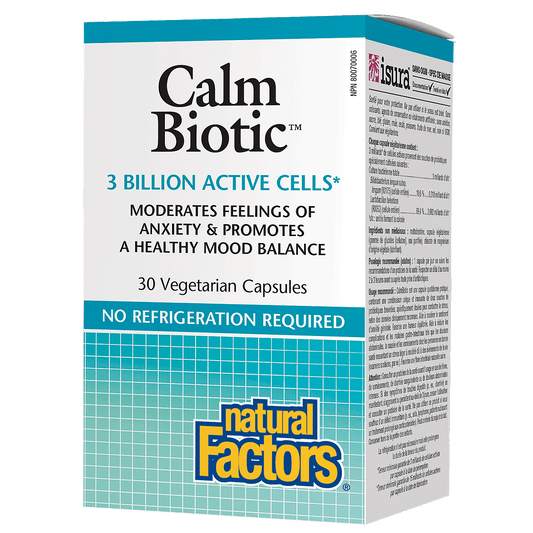 Natural Factors Calm Biotic 3 Billion Active Cells 30 Capsules