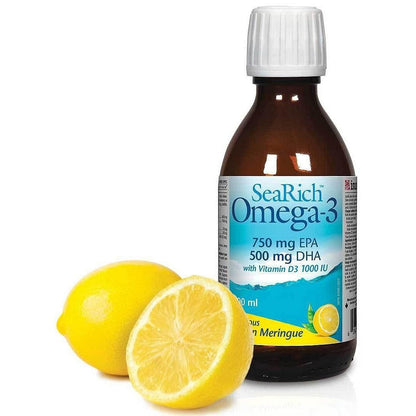 Natural Factors SeaRich Omega-3 Lemon Meringue