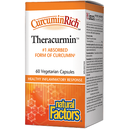 Natural Factors CurcuminRich Curcumin Theracumin 60 Capsules