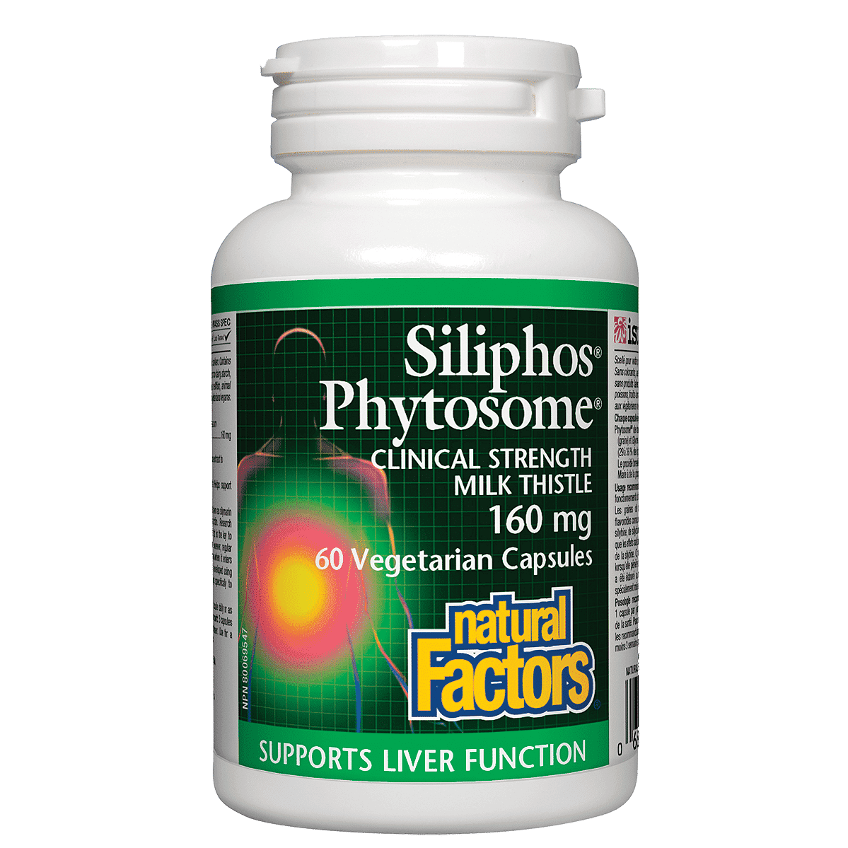 Natural Factors Siliphos Phytosome 160mg 60 Capsules