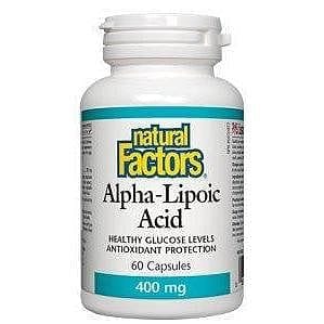 Natural Factors Alpha Lipoic Acid 400 mg 60 Capsules