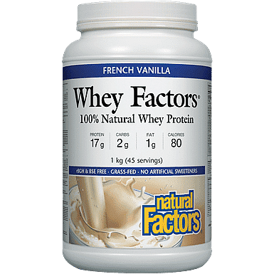 Natural Factors Whey Factors - French Vanilla