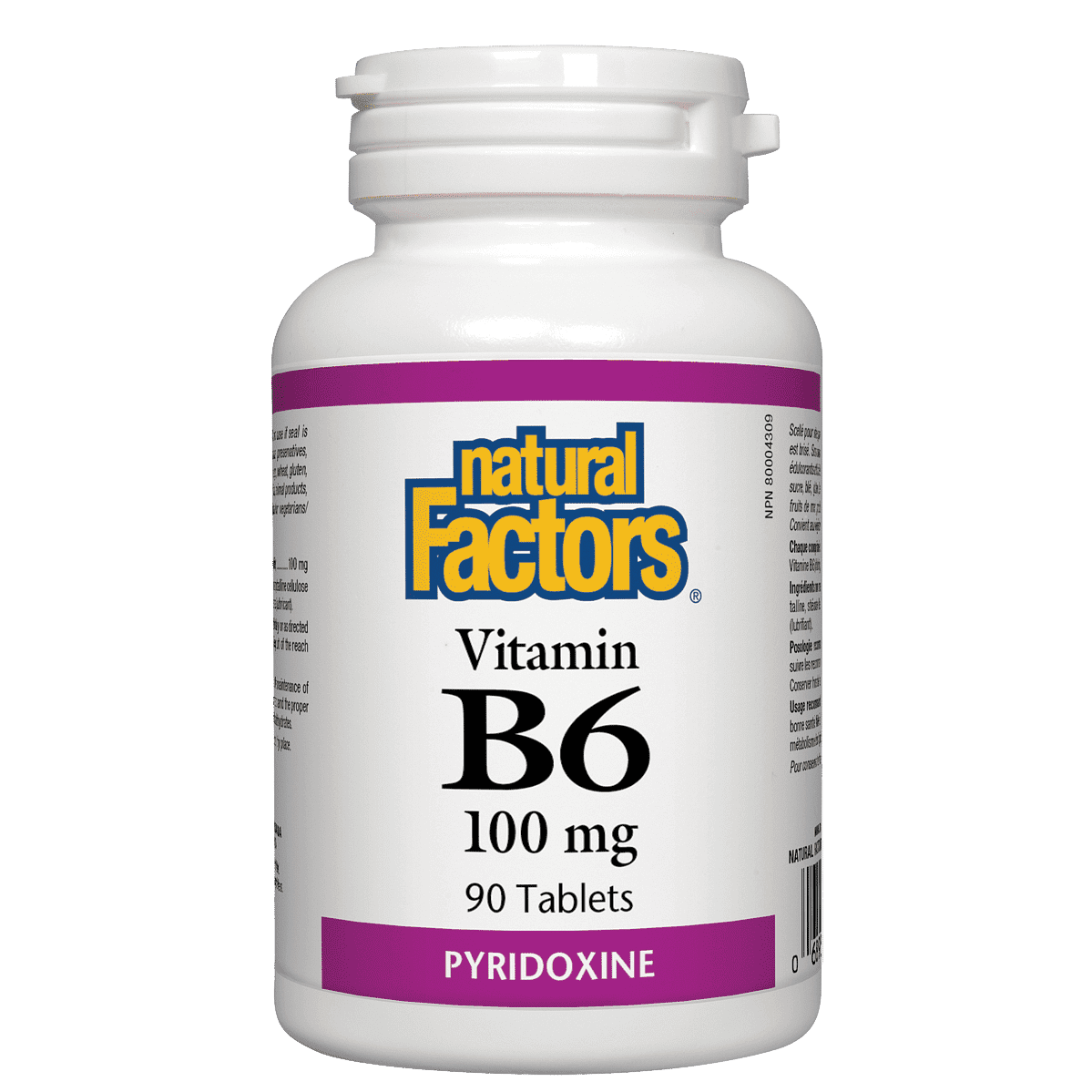 Natural Factors B6 100 mg 90 Tablets