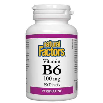 Natural Factors B6 100 mg 90 Tablets
