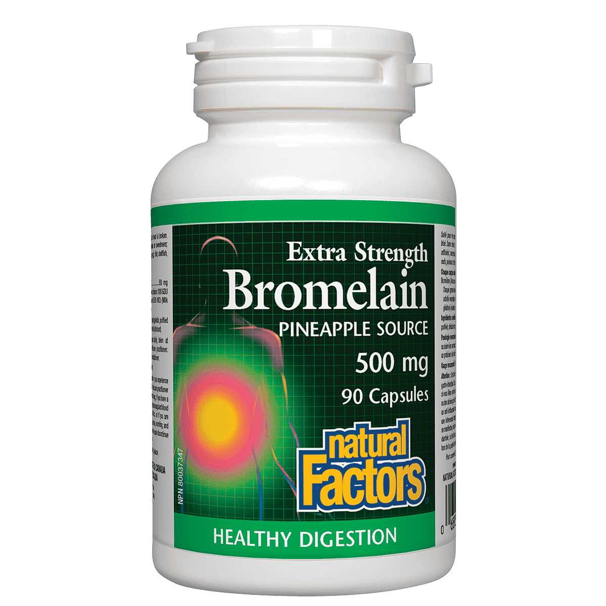 Natural Factors Bromelain 500 mg 90 Capsules