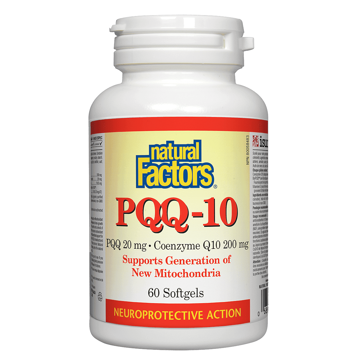 Natural Factors PQQ 20 mg Ã‚Â· Coenzyme Q10 200 mg