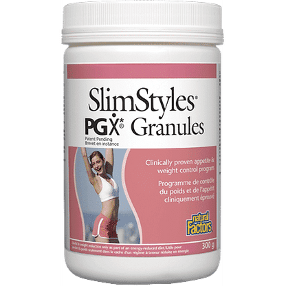 Natural Factors SlimStyles PGX Granules Unflavoured, 300g