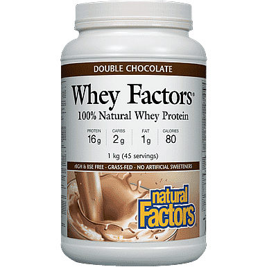 Natural Factors Whey Factors - Double Chocolate Flavour