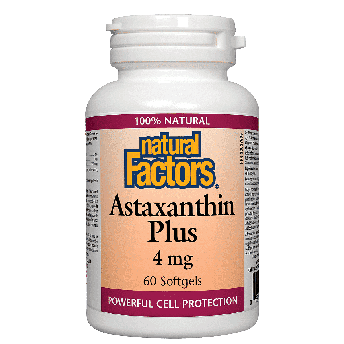 Natural Factors Astaxanthin Plus 4mg