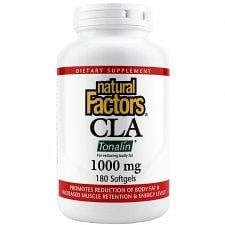 Natural Factors CLA Tonalin 1000 mg 180 Softgels