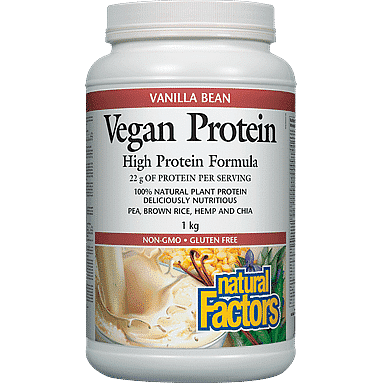 Natural Factors Vegan Protein - Vanilla Bean