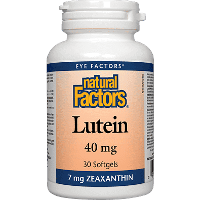 Natural Factors Lutein 40 mg 30 Softgels