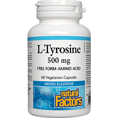 Natural Factors L-Tyrosine 500 mg 60 Capsules