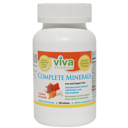 Complete Minerals – Regular Strength Iron and Copper Free