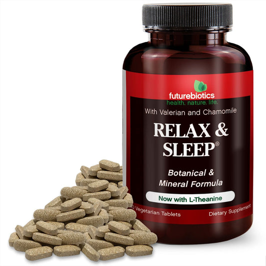Futurebiotics Relax & Sleep Support Supplement, 60 Vegetarian Tablets