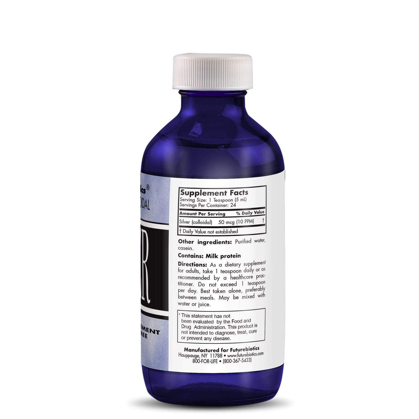 Futurebiotics Advanced Colloidal Silver Supplements, 4 oz. Bottle