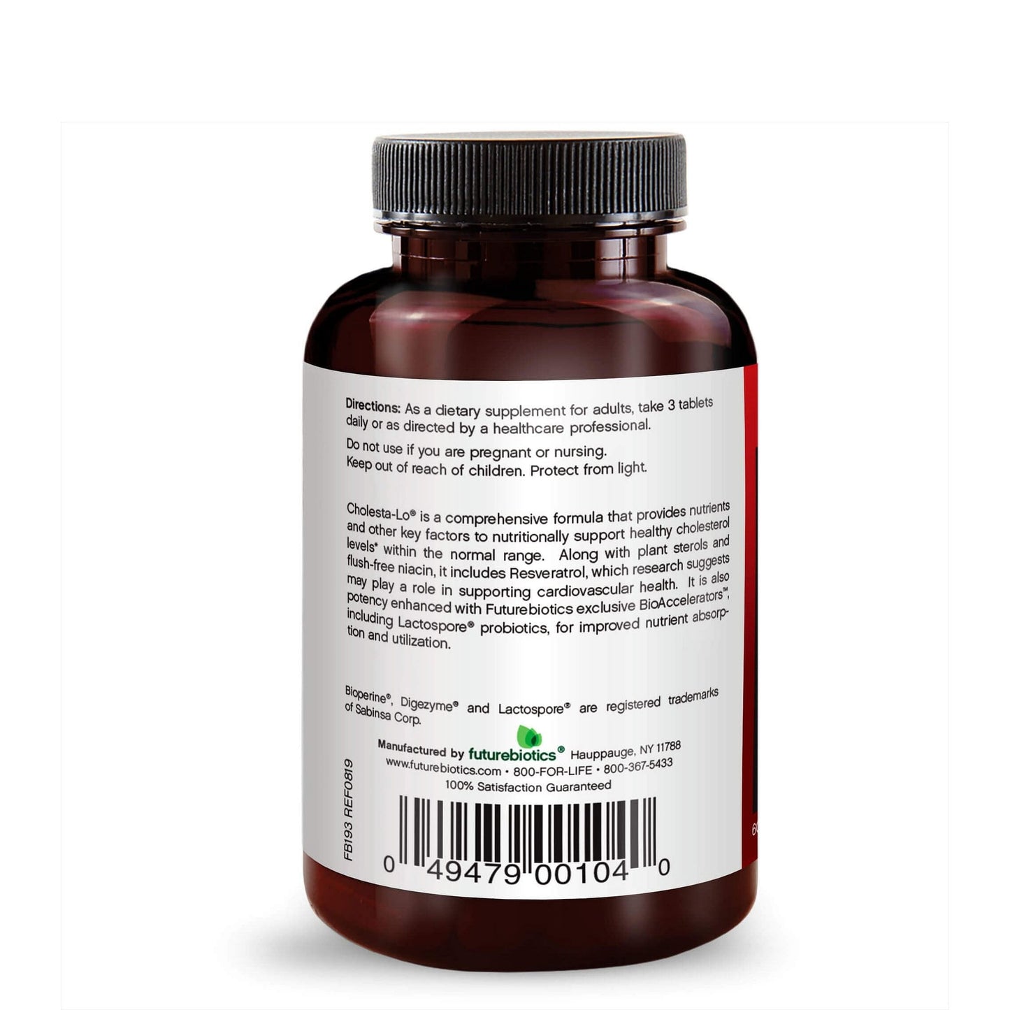 Futurebiotics Cholesta-Lo Cholesterol Support, 60 Tablets
