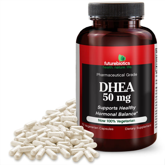 Futurebiotics DHEA Supplements 50 mg, 75 Capsules