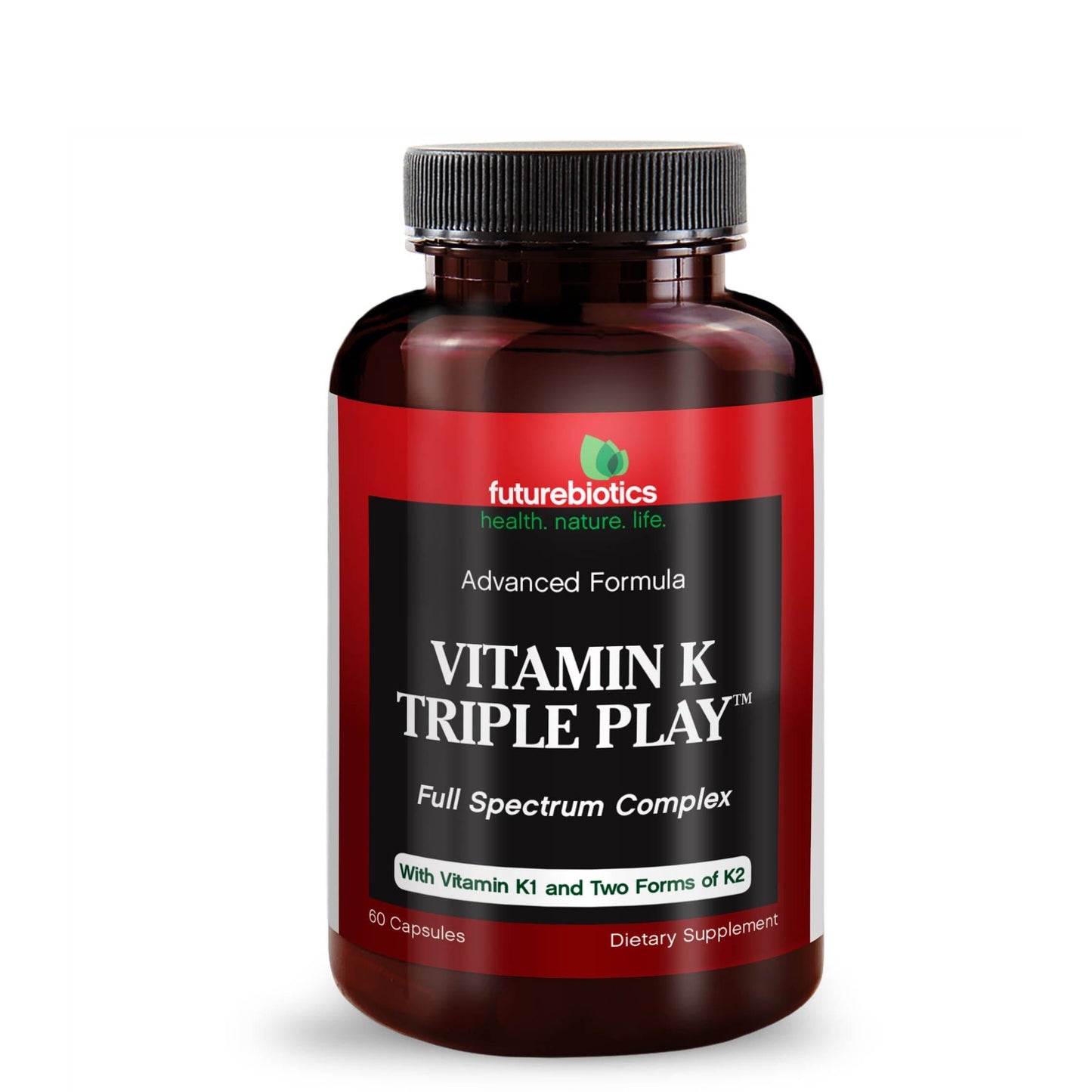 Futurebiotics Vitamin K Triple Play, 60 Capsules