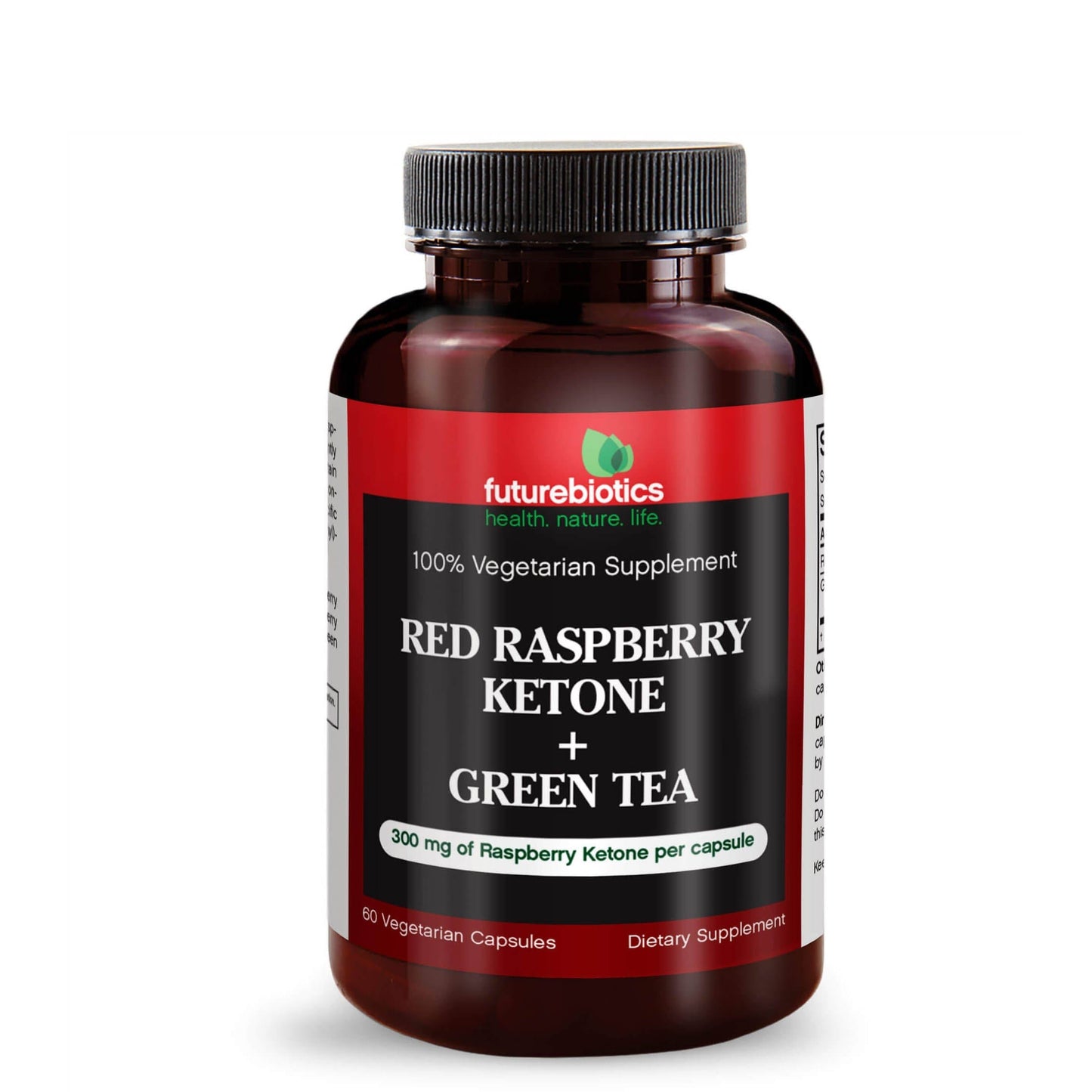 Futurebiotics Red Raspberry Ketone + Green Tea, 60 Capsules