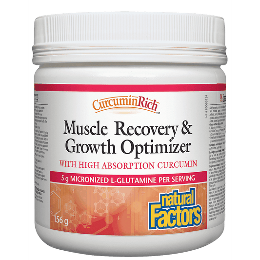 Natural Factors Curcumin Rich Muscle Recovery & Growth Optimizer 156g