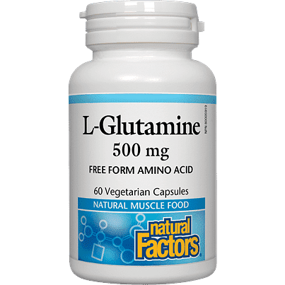 Natural Factors L-Glutamine 500 mg 60 Capsules