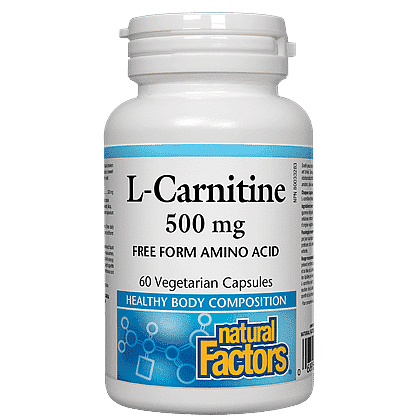 Natural Factors L-Carnitine 500 mg 60 Capsules