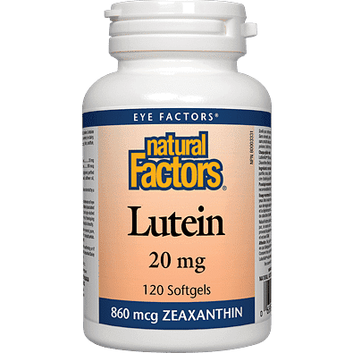Natural Factors Lutein 20 mg 120 Capsules