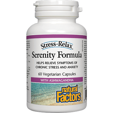 Natural Factors Stress-Relax Serenity Formula 60 Capsules