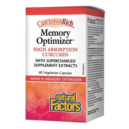 Natural Factors Curcumin Rich Memory Optimizer 60 Capsules