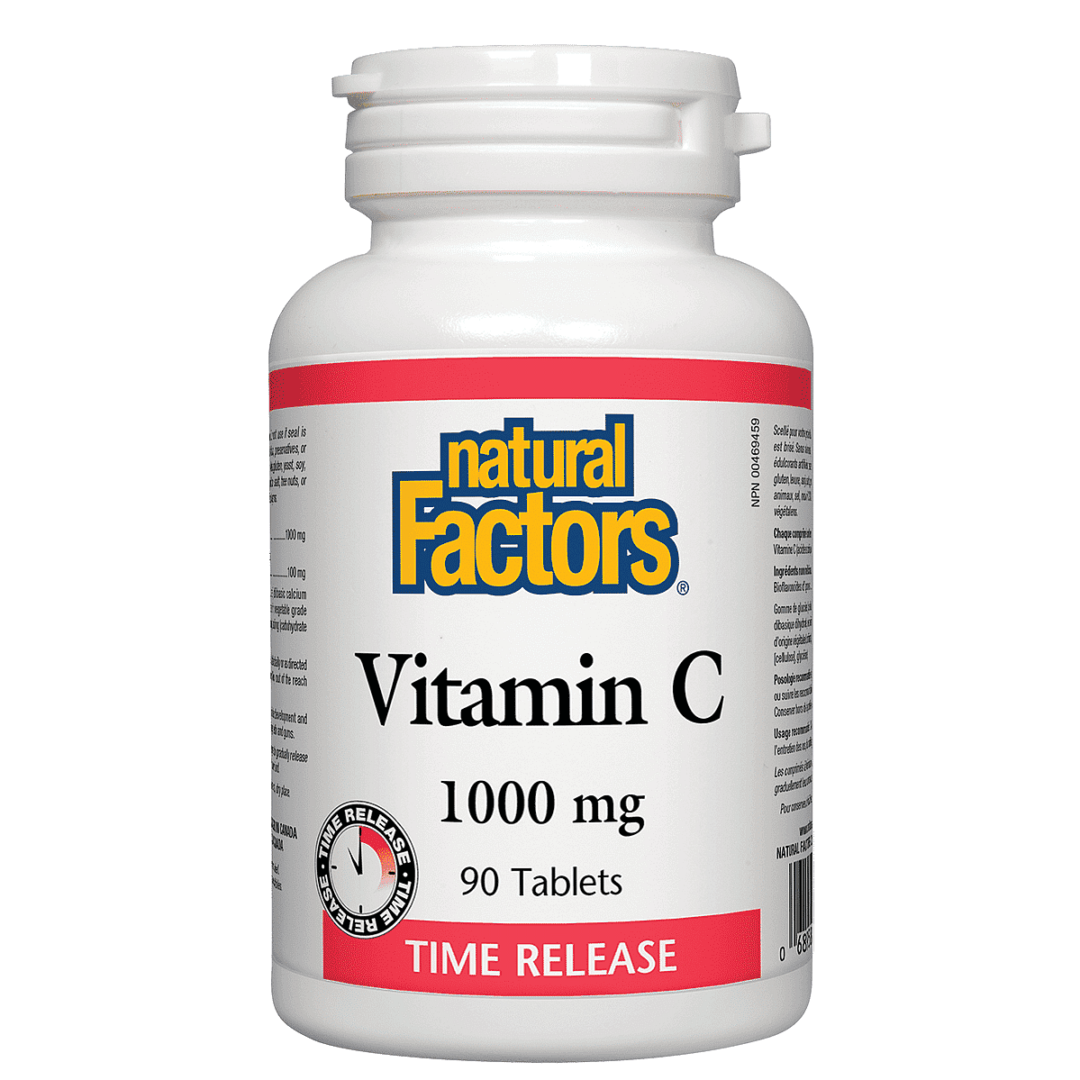 Natural Factors Vitamin C 1000 mg Time Release, 90 Tablets