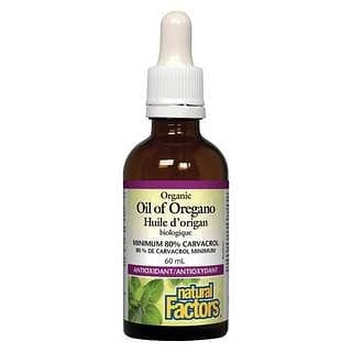 Natural Factors Certified Organic Oil of Oregano 60mL