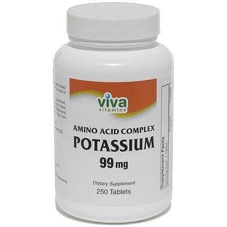Potassium 99mg 250 Tablets
